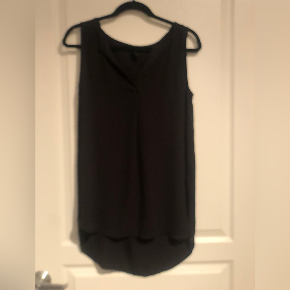 H&M Black Tunic Sleeveless Blouse